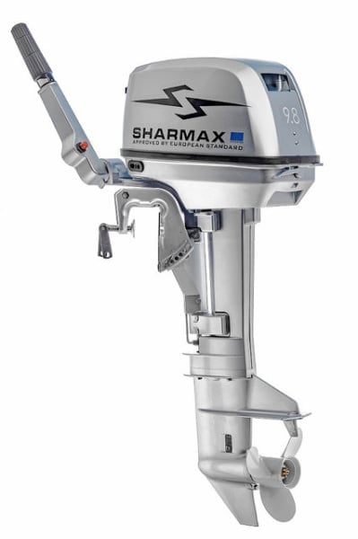 купить 2х-тактный лодочный мотор SHARMAX SM9.8HS в Уфе - фото 