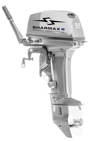 купить 2х-тактный лодочный мотор SHARMAX SM9.9HS PRO в Уфе - фото 